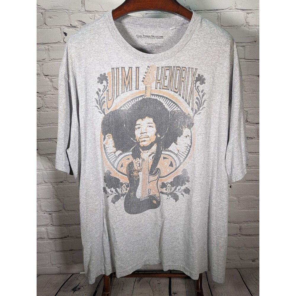 Jimi Hendrix - Karl Ferris Collection.  Grey Fender Strat Shirt 4XL